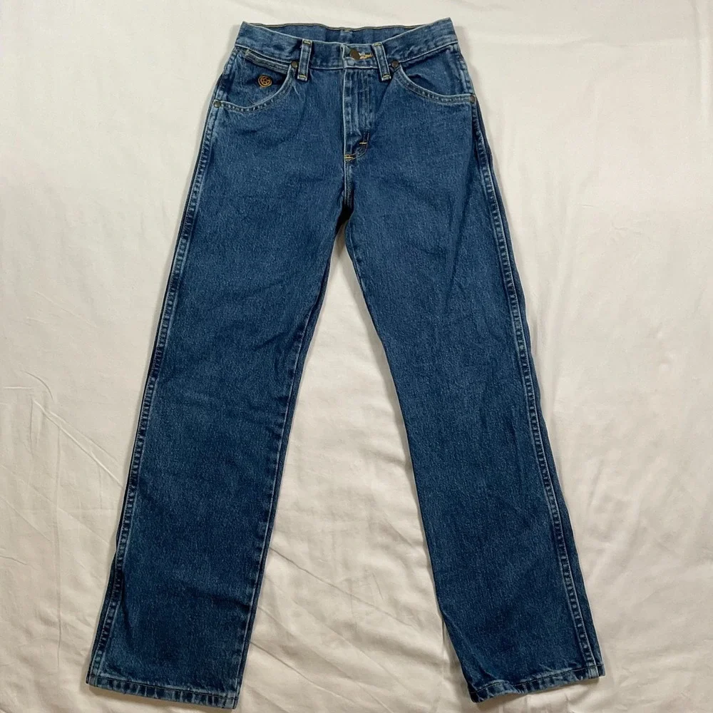 Wrangler Jeans Boys 11 Reg Original Fit George Strait Cowboy Cut Collection Blue